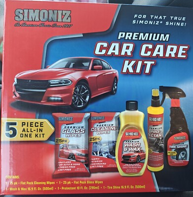 Simoniz Premium Car Care Kit 5 Piece+++Small Bonus 