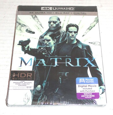 The Matrix 4K Ultra HD+Blu-Ray+Digital with Expired Code NEW, Sealed