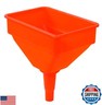 Groz 41931 Plastic Anti Splash Funnel with Filter Screen