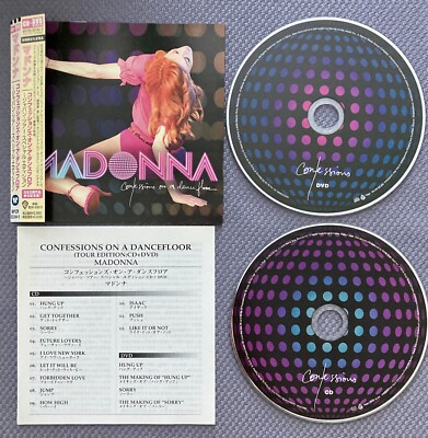 SPECIAL TOUR EDITION! DVD & CD Madonna Confessions On Dance Floor! Videos