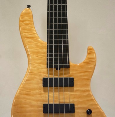 Sadowsky NYC Moderne 5 String Fretless Bass with Case and Roger's Signature