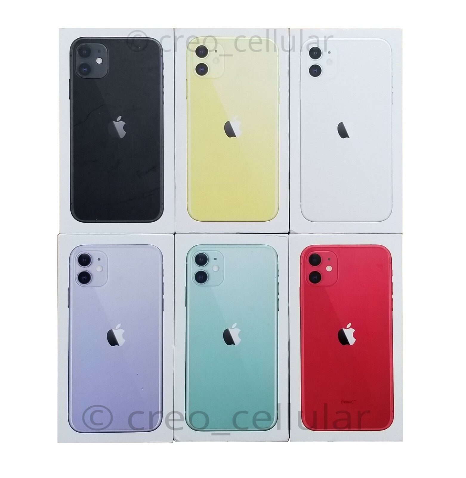 Apple iPhone 11 Box Original Retail Packaging with Genuine Apple iPhone 11 Box Original Retail Packaging with Genuine
