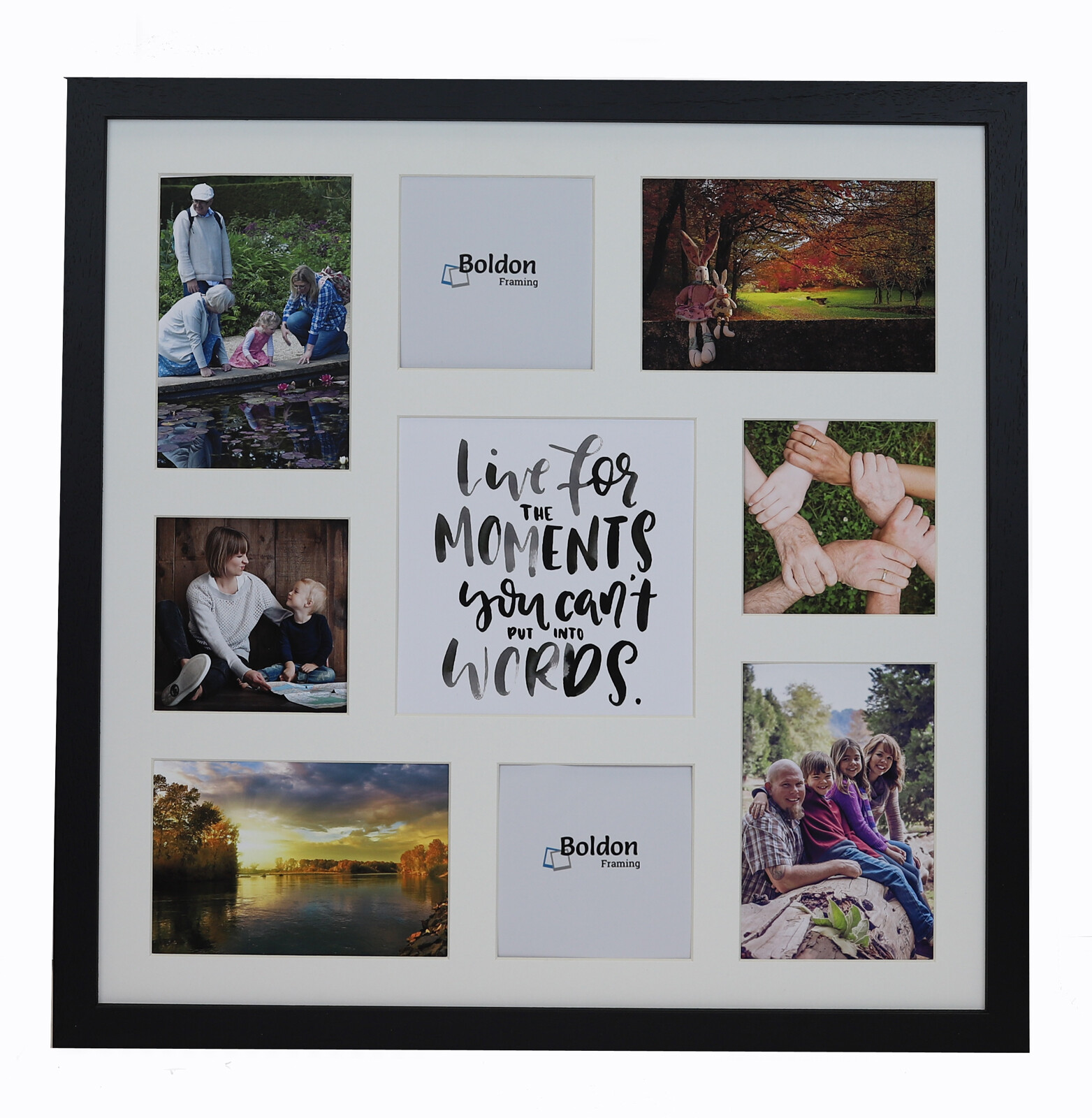 Large Multi Aperture Photo Picture Frames Holds 8/9/10/12/16/20 Photos