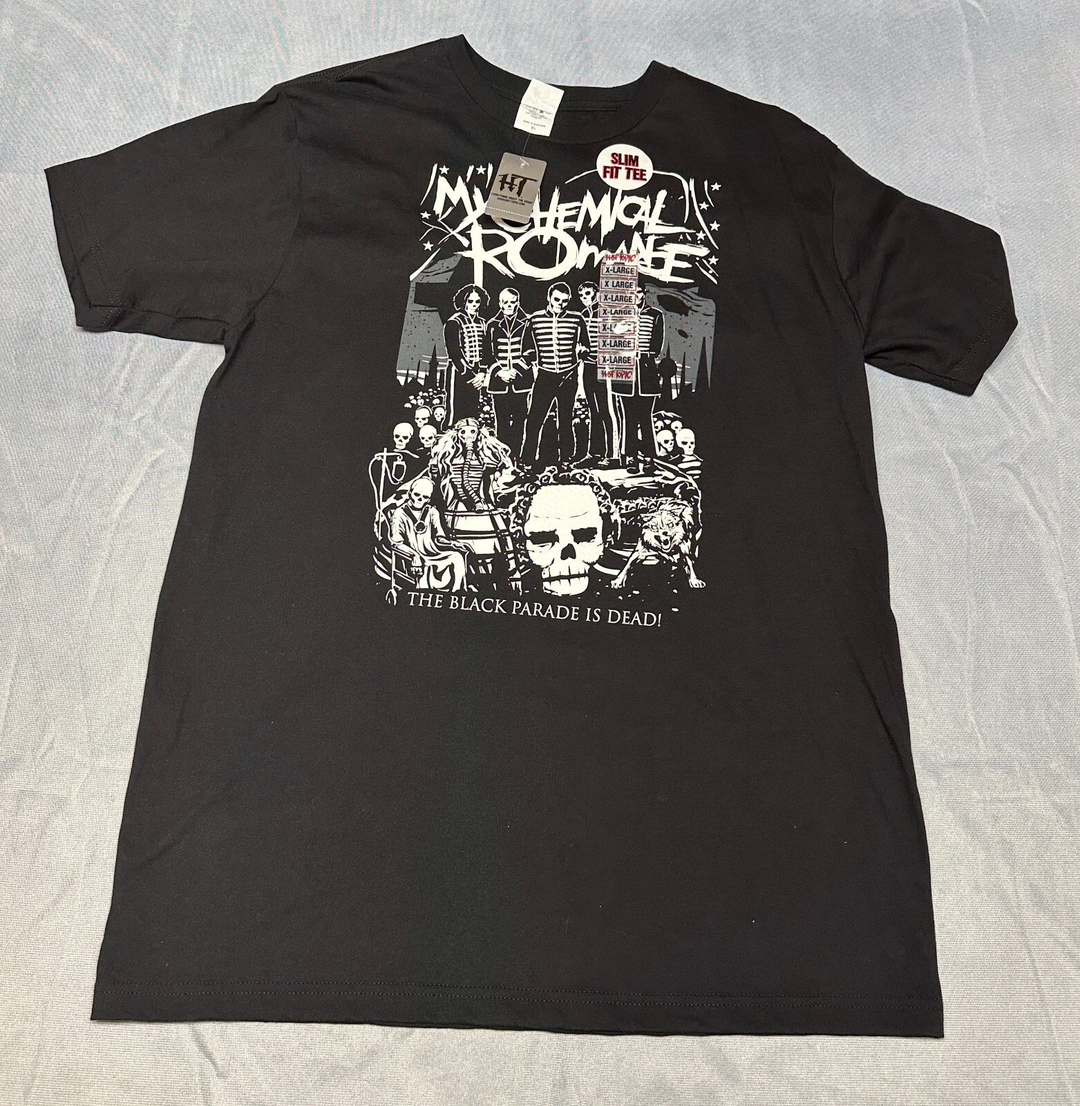 RARE Deadstock My Chemical Romance T-Shirt XL Y2K Black