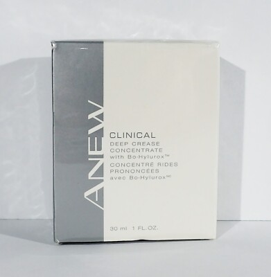Avon ANEW CLINICAL DEEP CREASE Concentrate with Bo-Hyaluronic 1 oz NOS SEALED