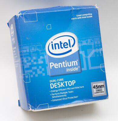 Intel Pentium Dual Core Desktop Processor E6300 BX80571E6300 CPU & Cooler