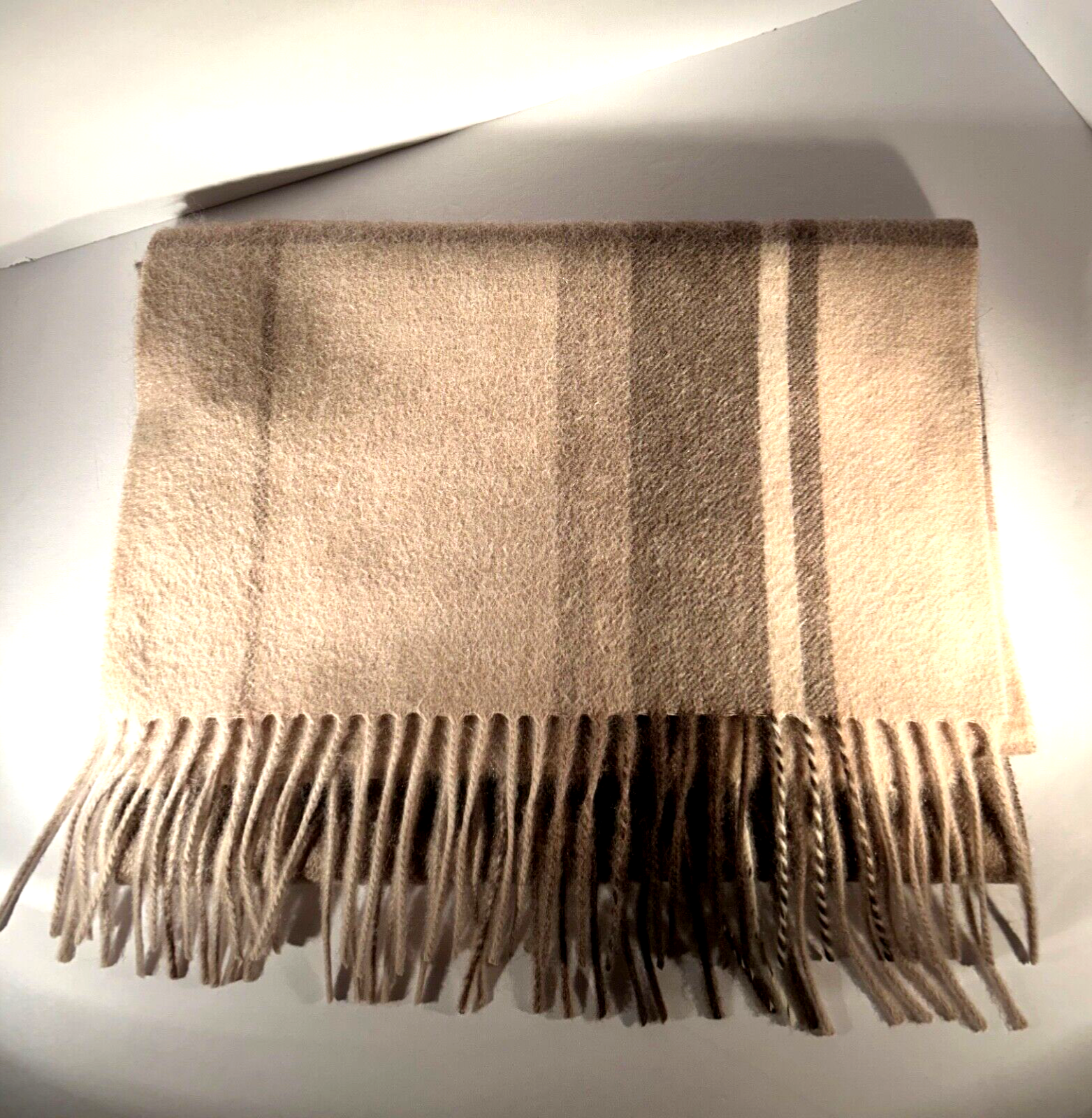 スカーフ AGNONA Scarves Beige Agnona Scarf Beige Linen Silk - Luxury Women Shawl SALE