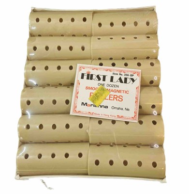 MARIANNA First Lady Vintage 12 Smooth Magnetic Rollers  #356-BP