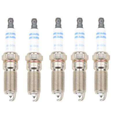 Set of 5 Spark Plugs Bosch Fine Wire Platinum For Acura TL 1995-1998 2.5L L5