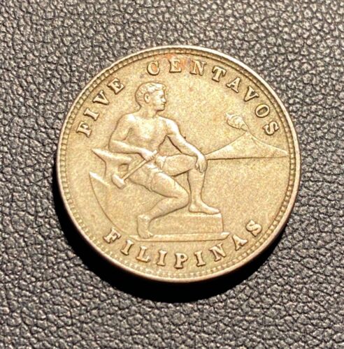 aUNC - USA Philippines - 5 Centavos - 1932 M  - Coin - Collectible Grade!