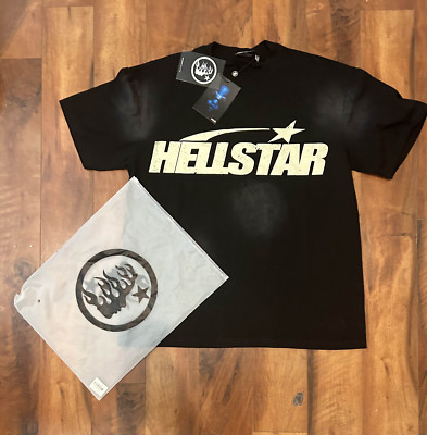 Hellstar Classic Logo T-Shirt Black Size M