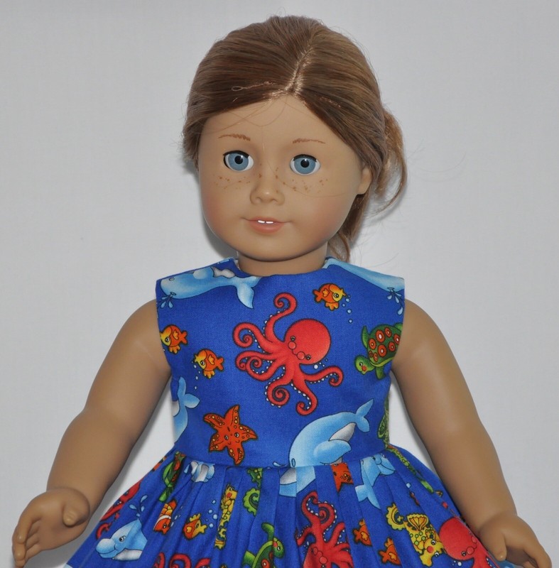 american girl blue sea dress