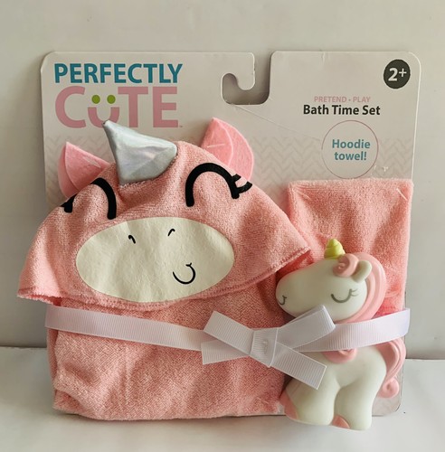 Perfectly Cute Baby Doll Accessories Unicorn Bath Time 3 piece Set -Pretend Play