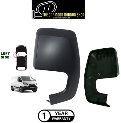 Fits Ford Tourneo Custom 2014-2023 Left Side Wing Mirror Cover Black Textured