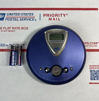 SONY D-NE300 Portable CD / MP3 Player Walkman + Batteries - SAME DAY - WARRANTY