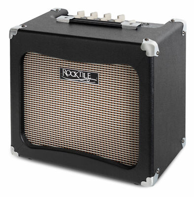 Rocktile GA-15 Modeling Verstärker Gitarre Gitarrenverstärker Combo 15 Watt Amp