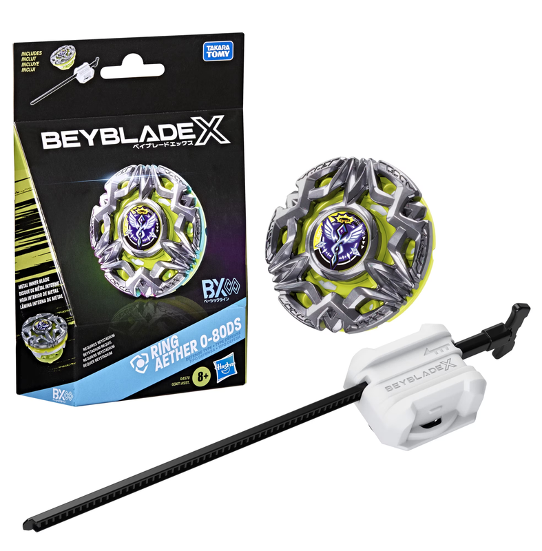 X Ring Aether 0-80DS BX Infinity Starter Pack Set with Red Defense Type Top