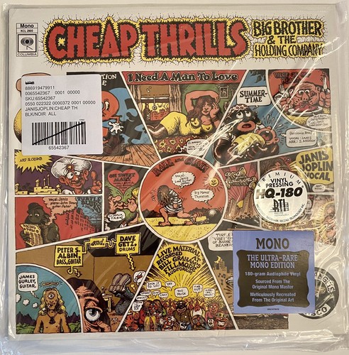レコード　Cheap Thrills Janis Joplin CHEAP THRILLS (Vinyl, 1967) Janis Joplin, Big Brother & The