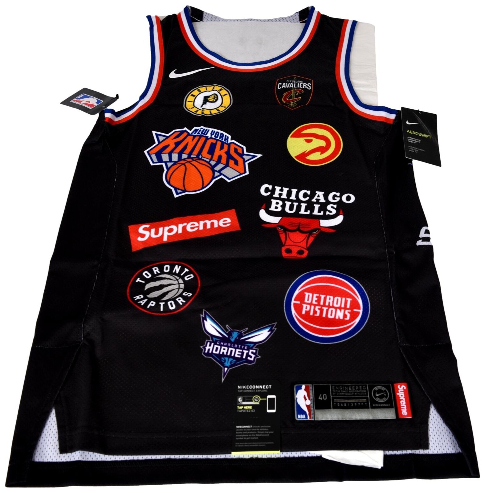 2014ss Supreme×NIKE Basketball Jersey Supreme Nike Basketball Jersey Red Men's - SS14 - US