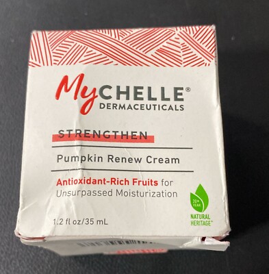 MyChelle Strength PUMPKIN RENEW CREAM 1.2oz moisturization Antioxidants (J3)