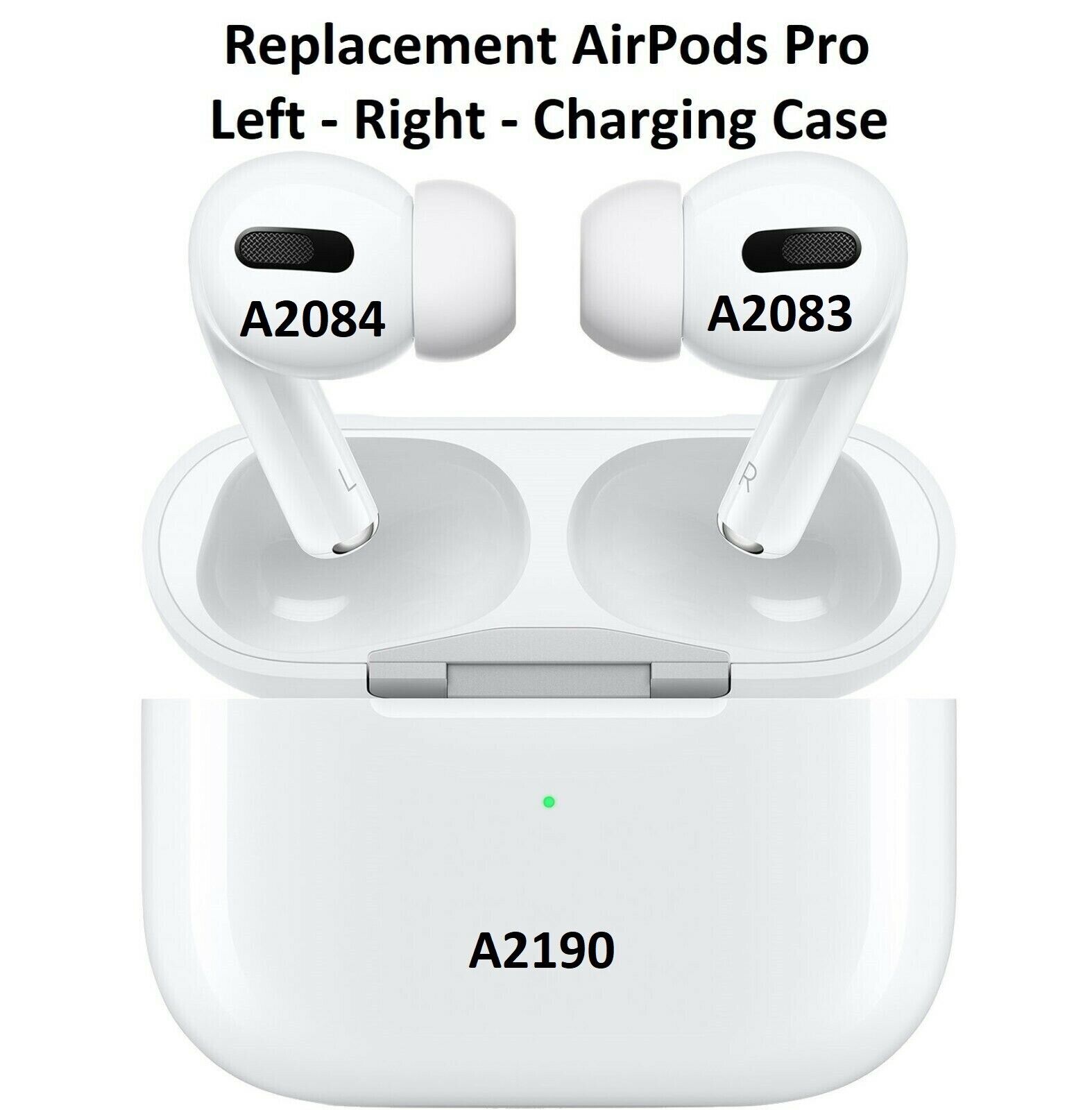 Apple AirPods Pro Replacement Left, Right OR Both Side OR Charging Case A2190 Apple AirPods Pro Replacement Left, Right OR Both Side OR Charging Case A2190