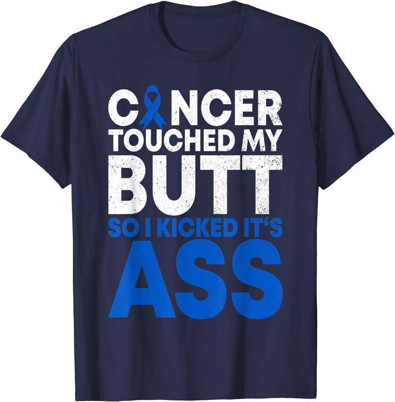 Funny Colon Cancer Survivor Cancer Awareness Ribbon Unisex T-Shirt