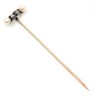 Pearl & Diamond Handmade Stick Pin 9ct Yellow Gold Fine Vintage Jewellery.JPG