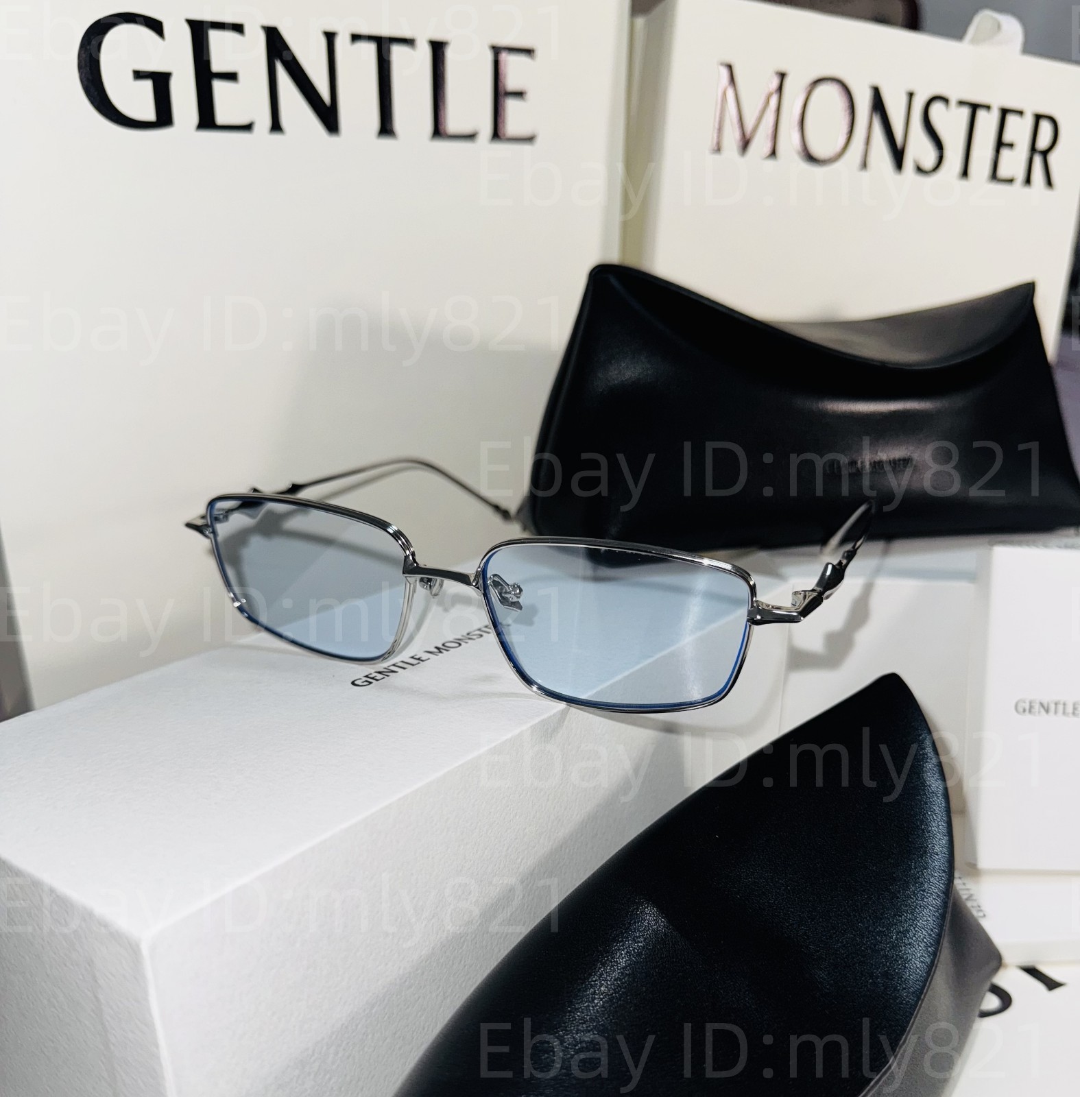 Gentlemonster Sunglasses BOLD - Atomic 02(B) Silver Frame