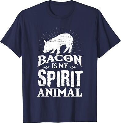Bacon Is My Spirit Animal For Bacon Lovers Unisex T-Shirt
