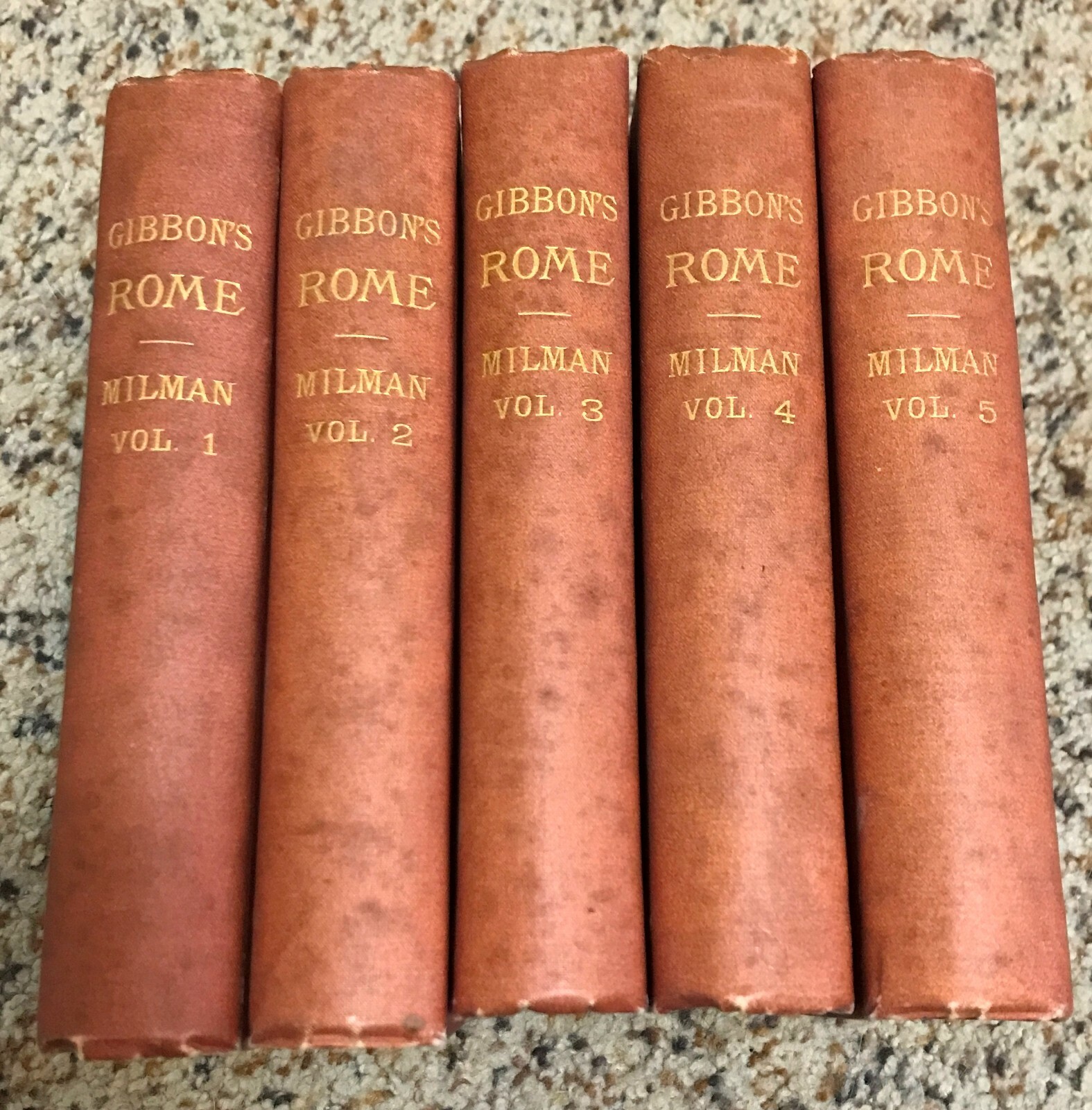 Gibbon - Decline and Fall of the Roman Empire -- 1885 in 5