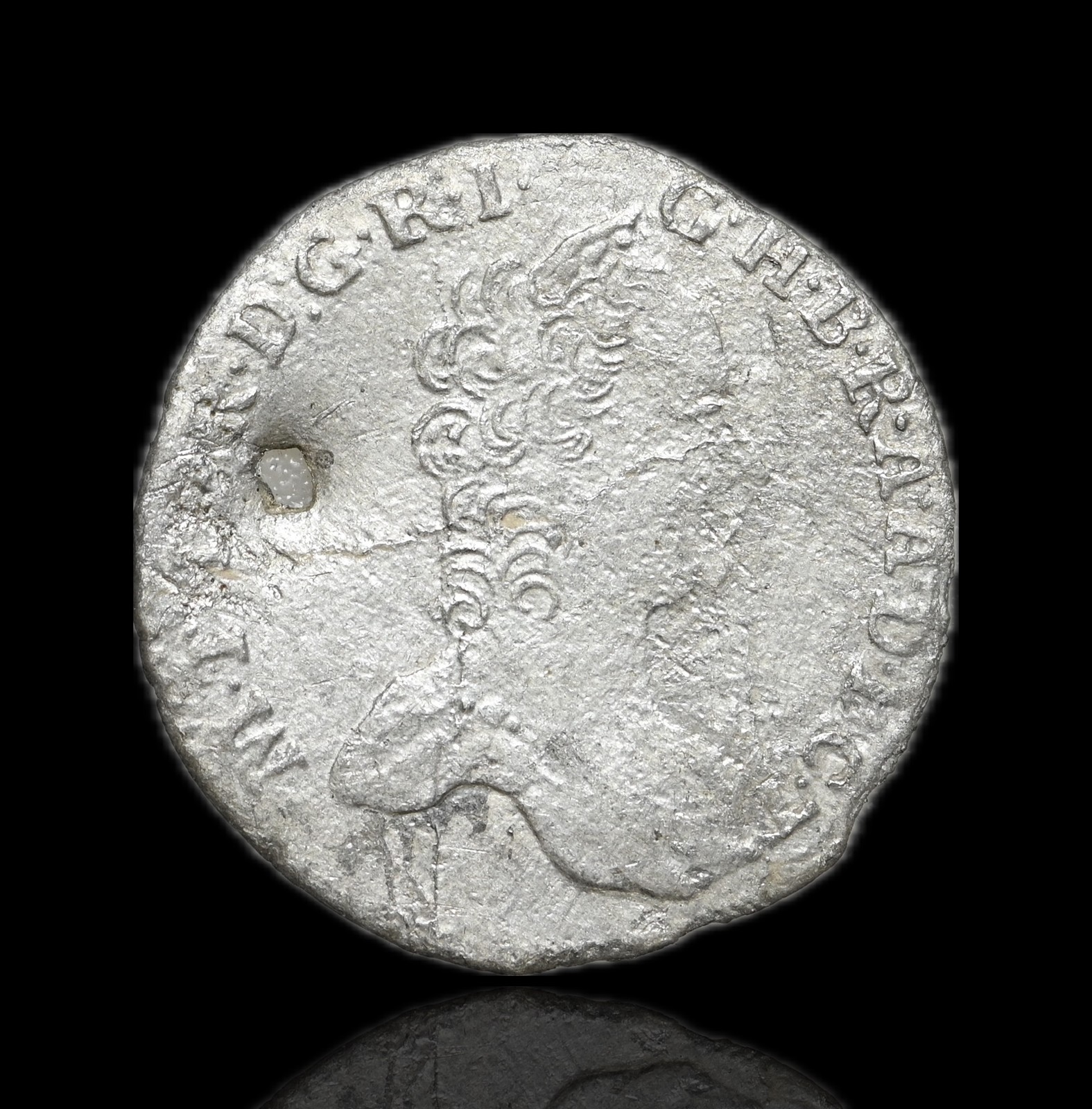 AUSTRIA. Maria Theresa, Silver 3 Kreuzer, 1758-X
