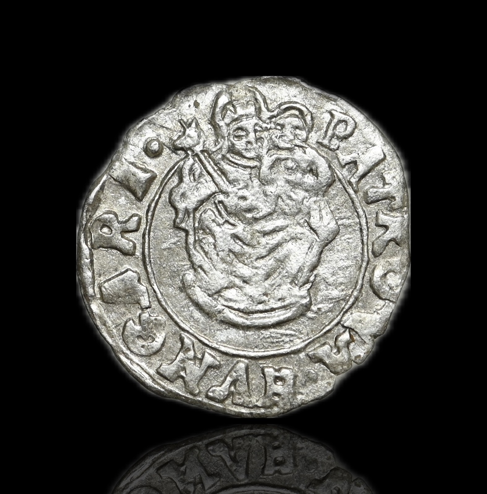 MEDIEVAL HUNGARY. Ferdinand II. Silver Denar, Dated 1628-KB