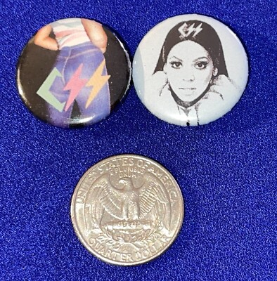 (2) CSS Cansei de Ser Sexy PROMO BUTTON/PINBACK/PIN/BADGE Brazilian Rock