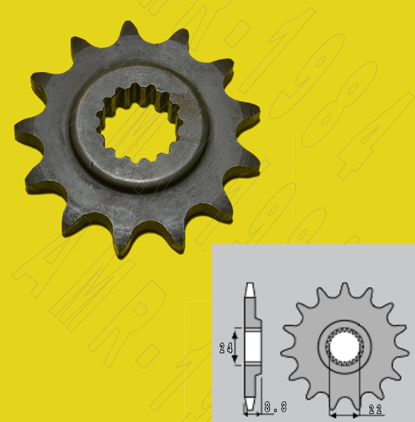 PIGNONE PBR  ACCIAIO  Z 15  KTM  125 CROSS - 125 MX 1984 - 85  P. 428  1250