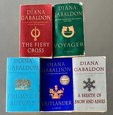 OUTLANDER Series - by Diana Gabaldon (Large Trade Paperbacks) - 5 BOOK LOT