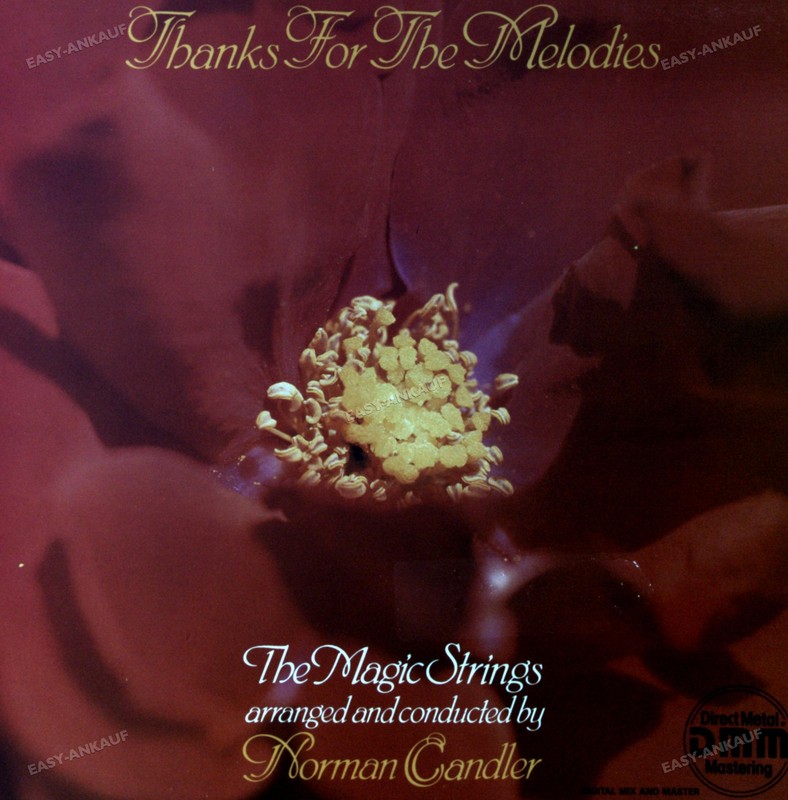 The Magic Strings Arranged Norman Candler - Thanks For The Melodies Lp .