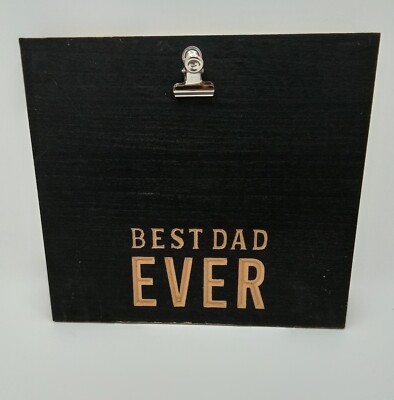 Best Dad Ever Picture Frame 9'' x 10'' Black