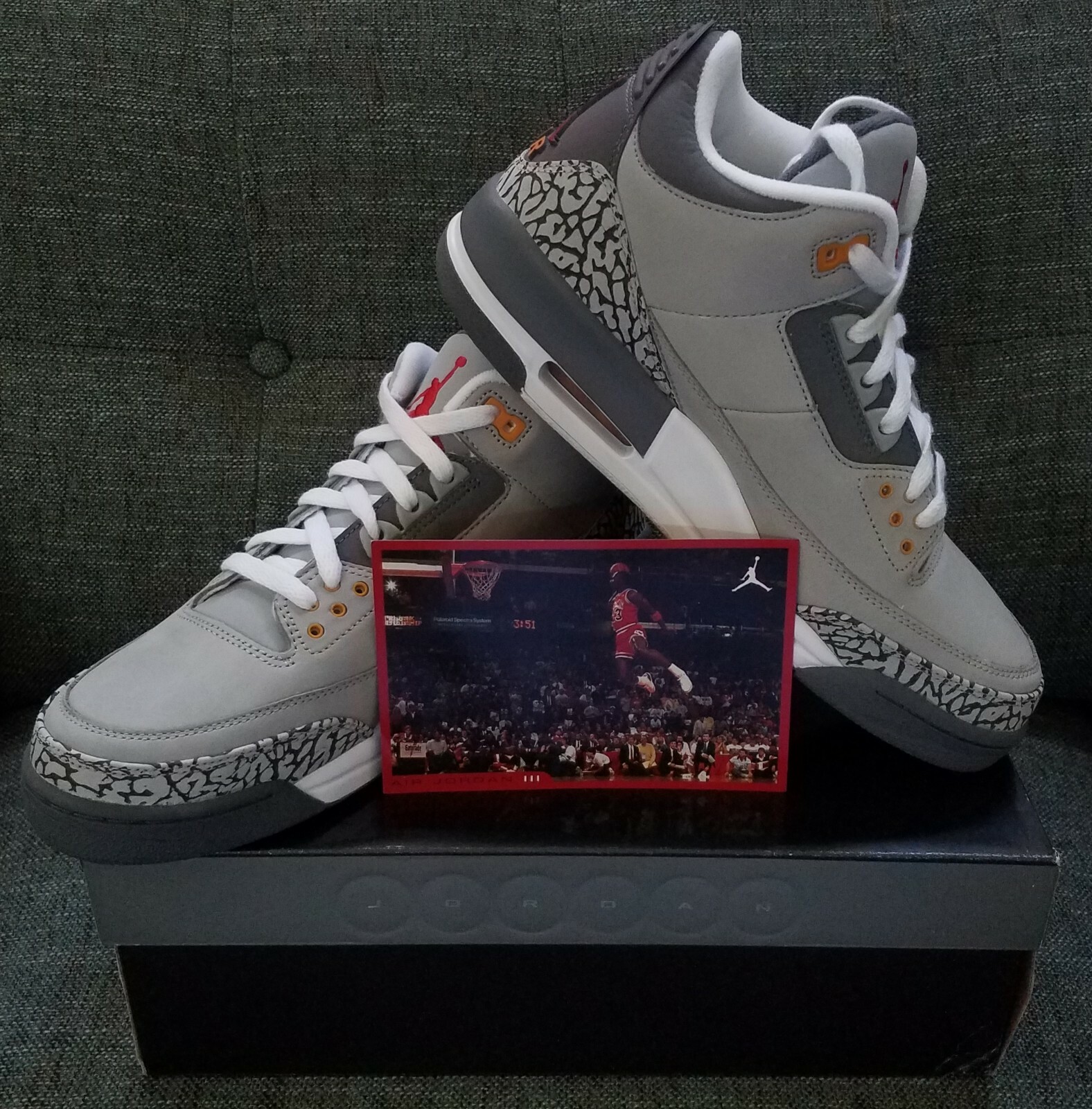 美品！NIKE☆Air Jordan 3 \"Cool Grey\" スニーカー Legacy and the Jordan 3 Retro Cool Grey | eBay