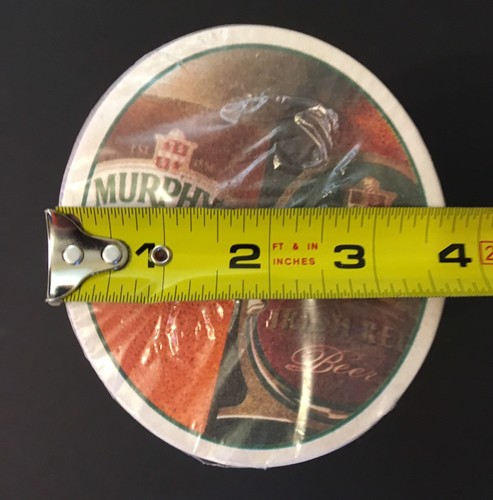 Murphy's Irish Red Beer Coasters Mat - Double sided NOS - Stack of 85 LAST ONE!