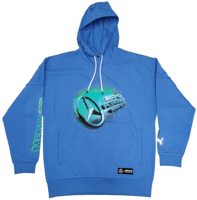 

Мужская синяя худи Puma MAPF1 Street, Blue/black/green