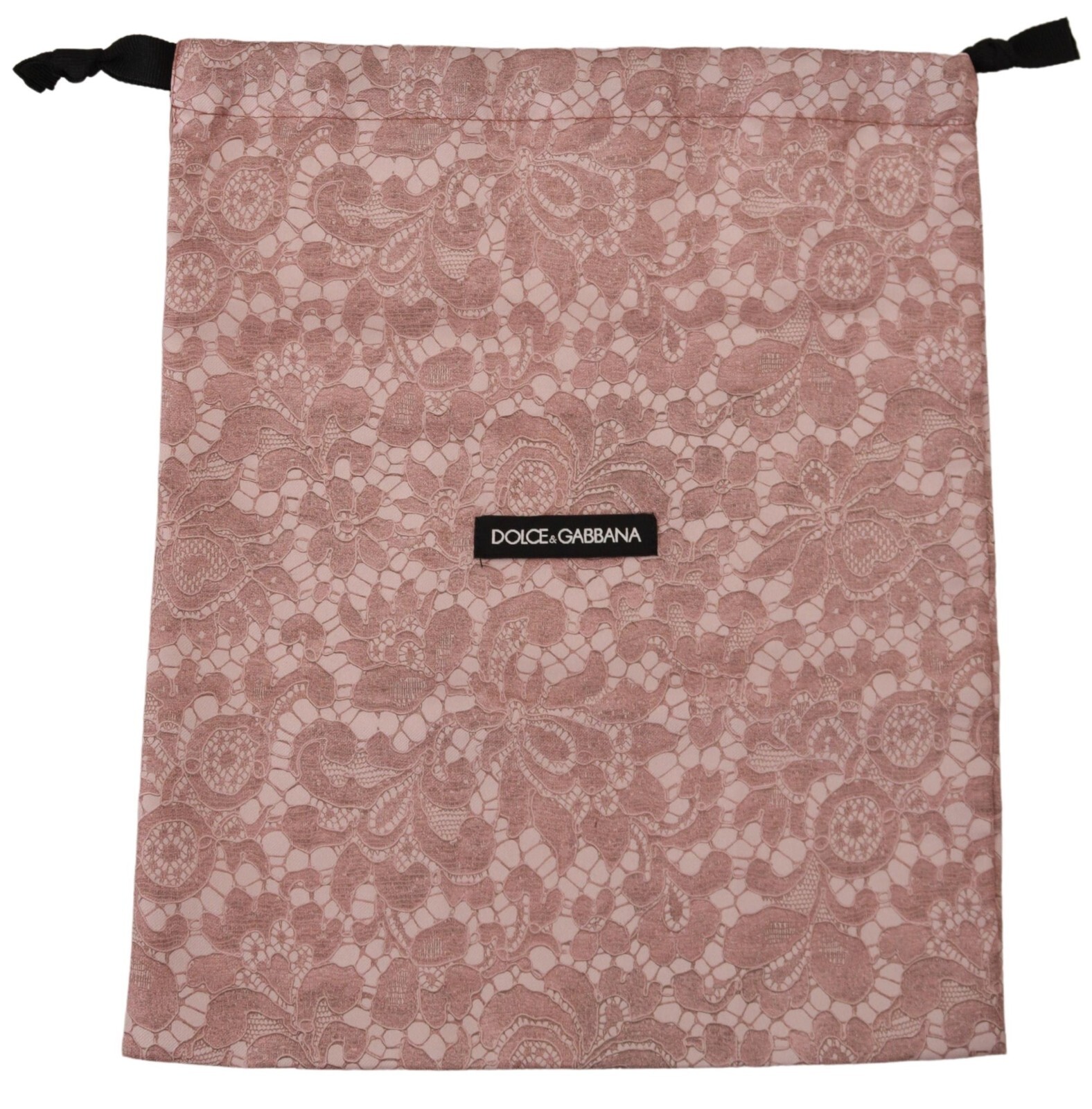 

DOLCE - GABBANA Сумка-пылесборник с цветочным принтом и шнурком для обуви 32см x 26см, Розовый