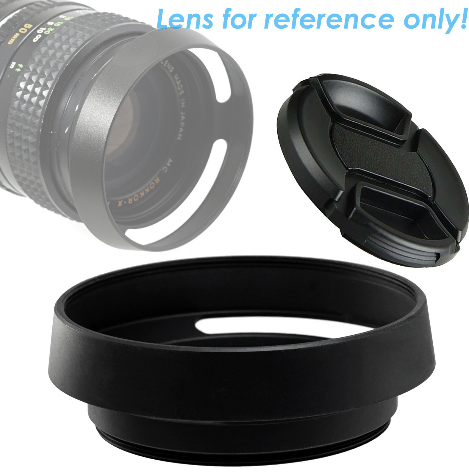 ️ Бленда для объектива 55mm Metal Curved vented Lens Hood Zeiss Leica