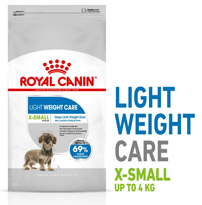 ROYAL CANIN X Small Light Weight Care Dog Food 3kg 2 x 1.5kg