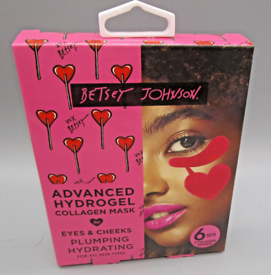 BETSEY JOHNSON~6 Sets Advanced Hydrogel Collagen Mask For Eyes & Cheeks