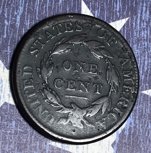 1813 LARGE CENT RARE DATE COPPER COLLECTOR COIN FOR COLLECTION.