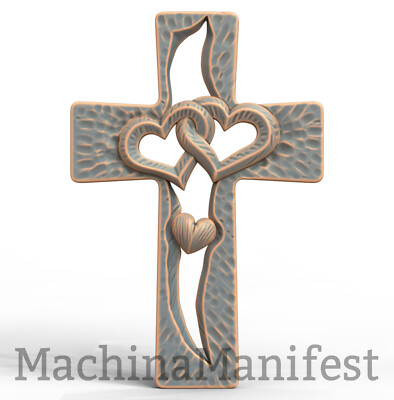 3D Model STL File for CNC Router/Laser & 3D Printer 2952. CROSS