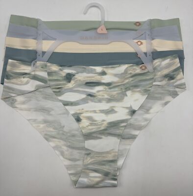 Women s 5 Pairs No Show Panties Underwear Danskin Intimates Size Large