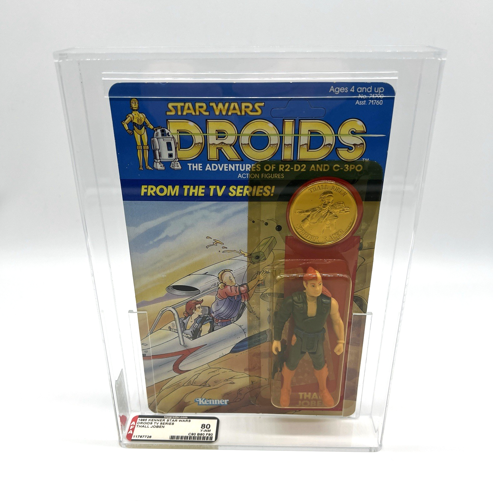 Thall Joben 1985 Star Wars Droids TV Kenner Unpunched AFA 80 Y NM