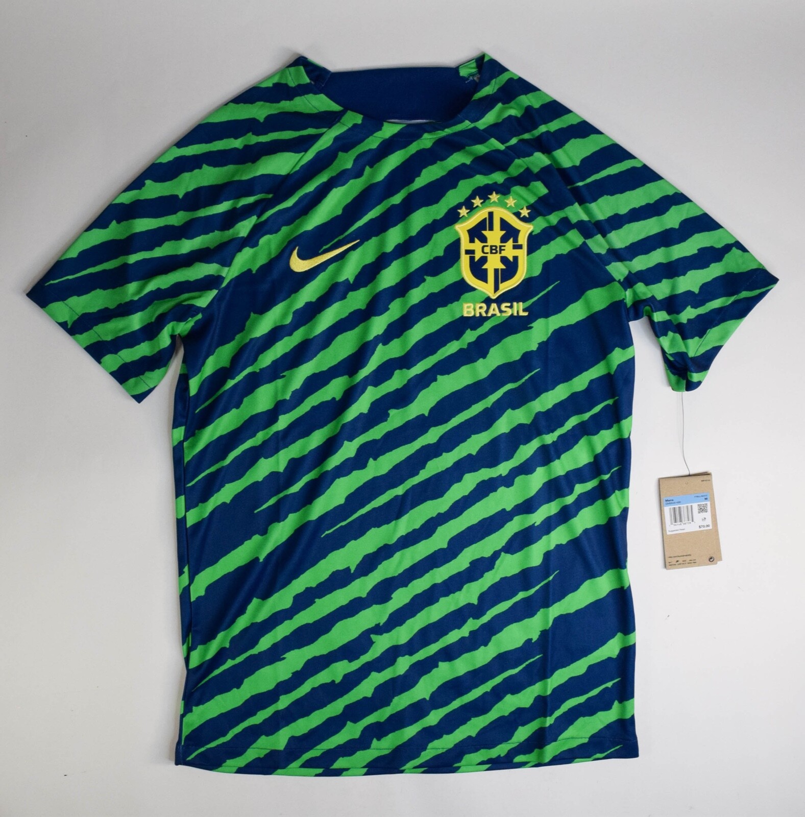 ブラジル代表 Nike プラクティスシャツ NIKE - サッカー ブラジル代表 プラクティスシャツの通販 by AF