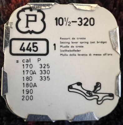 Peseux 320, 330, 335  Part 445 (Setting Lever Spring)